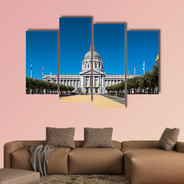 San Francisco's City Hall, California multi panel canvas wall art