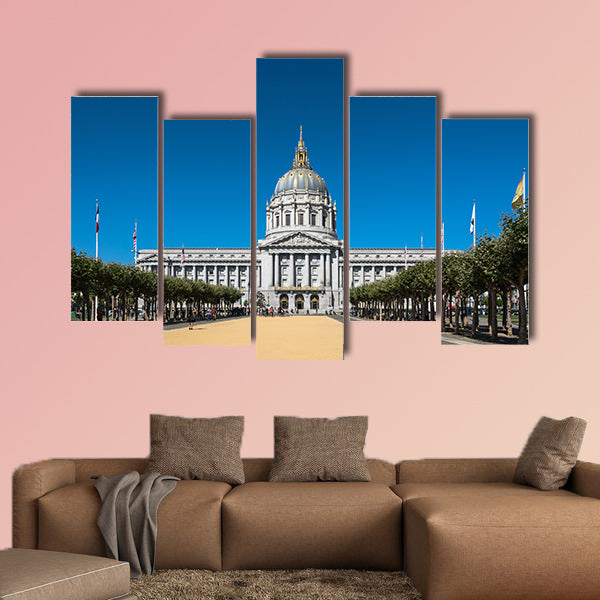 San Francisco's City Hall, California multi panel canvas wall art