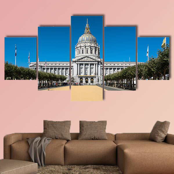 San Francisco's City Hall, California Multi panel canvas wall art
