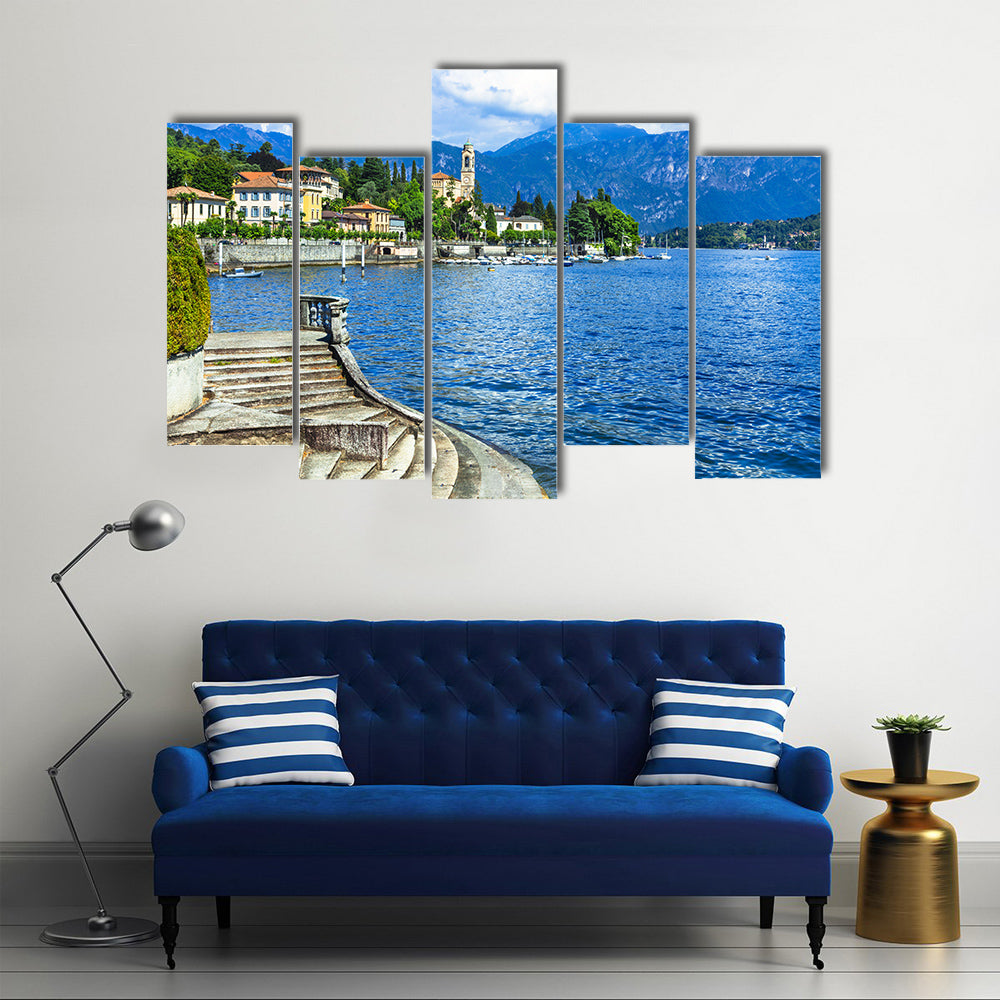 Scenic Lago di Como - northern Italy multi panel canvas wall art