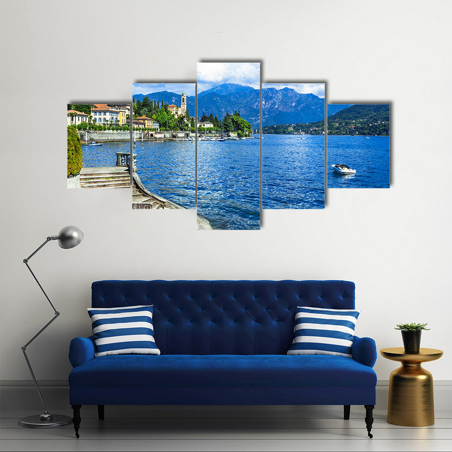 Scenic Lago di Como - northern Italy multi panel canvas wall art