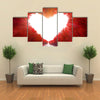 Road to love multi panel canvas wall art