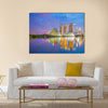 Singapore cityscapes at twilight, Multi Panel Canvas Wall Art