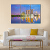 Singapore cityscapes at twilight, Multi Panel Canvas Wall Art