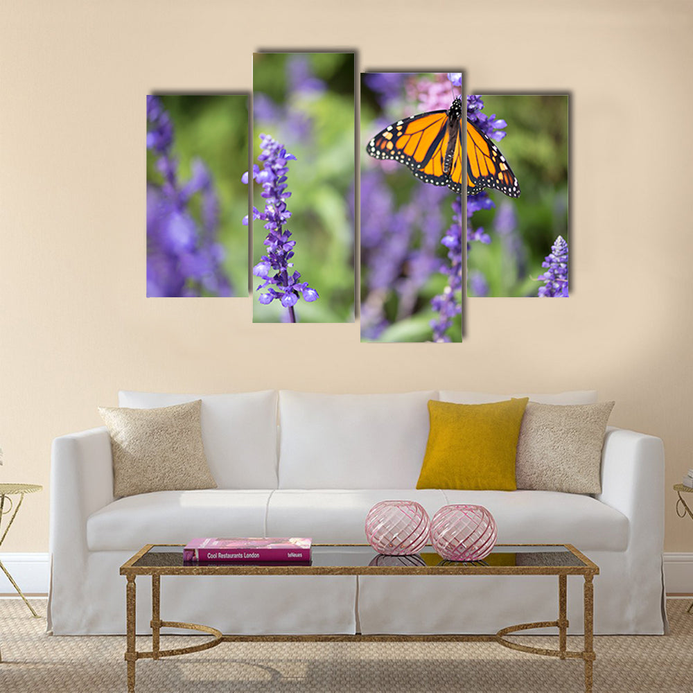 Butterfly - Monarch Multi Panel Canvas Wall Art