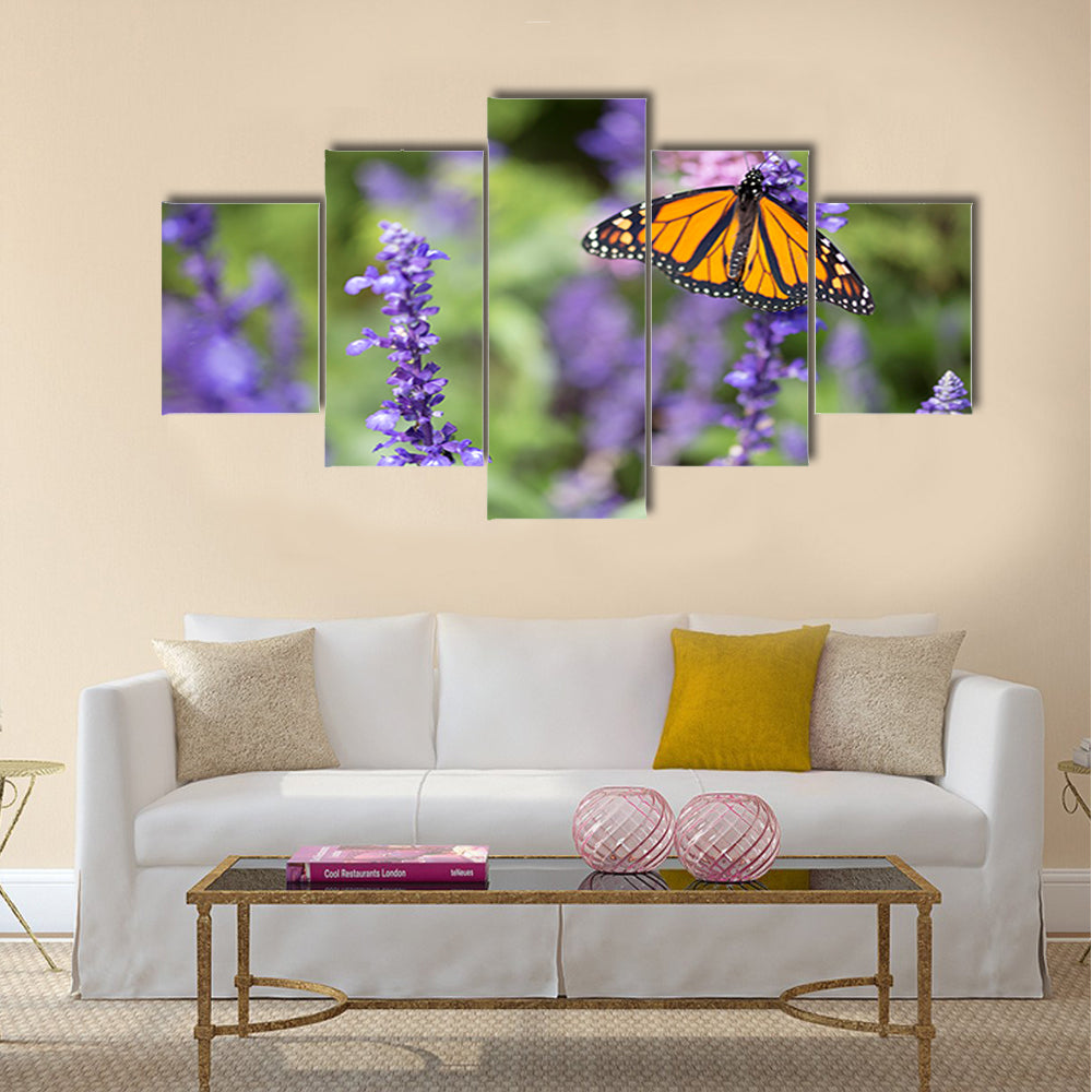 Butterfly - Monarch Multi Panel Canvas Wall Art