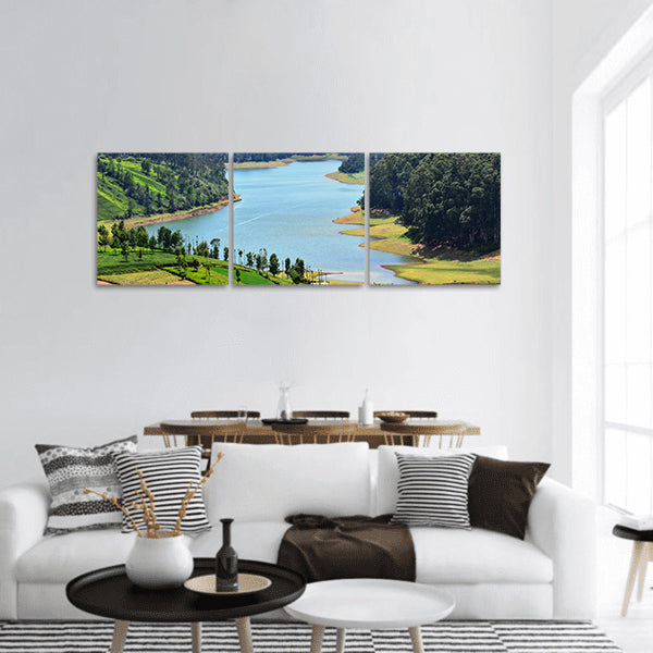 Beautiful Lake Panoramic Canvas Wall Art