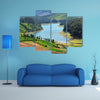 The most beautiful view of Beautiful lake Multi panel canvas wall art