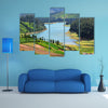 The most beautiful view of Beautiful lake Multi panel canvas wall art