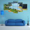 The most beautiful view of Beautiful lake Multi panel canvas wall art