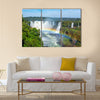 Iguazu Falls, on the border of Argentina, Brazil and Paraguay Multi panel canvas wall art