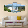 Iguazu Falls, on the border of Argentina, Brazil and Paraguay Multi panel canvas wall art