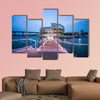 Traveling Asia City, South Korea multi panel canvas wall art