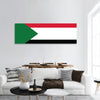 Sudan Flag for Independence Day panoramic canvas wall art