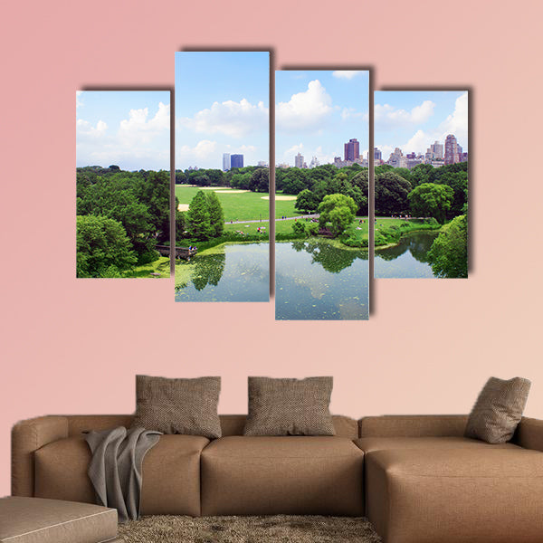 New York Central Park views from Belveder, United States multi panel canvas wall art