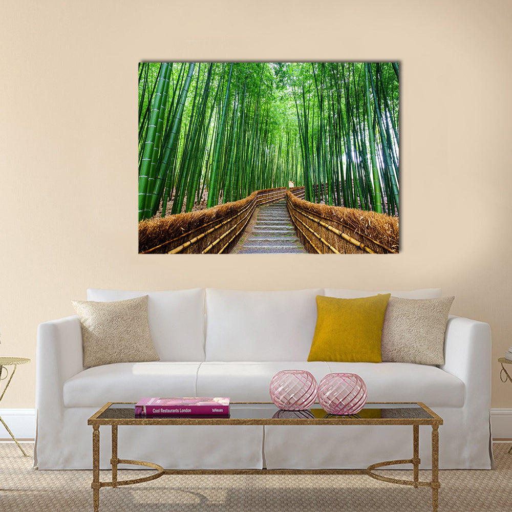 Path to bamboo forest, Arashiyama, Kyoto, Japan, Wall Art