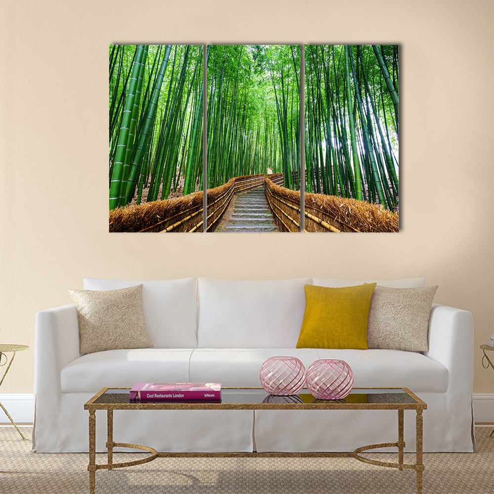 Path to bamboo forest, Arashiyama, Kyoto, Japan, Wall Art