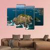 View of the Cavalli islands, Bay of Islands, New Zealand multi panel canvas wall art