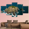 View of the Cavalli islands, Bay of Islands, New Zealand multi panel canvas wall art