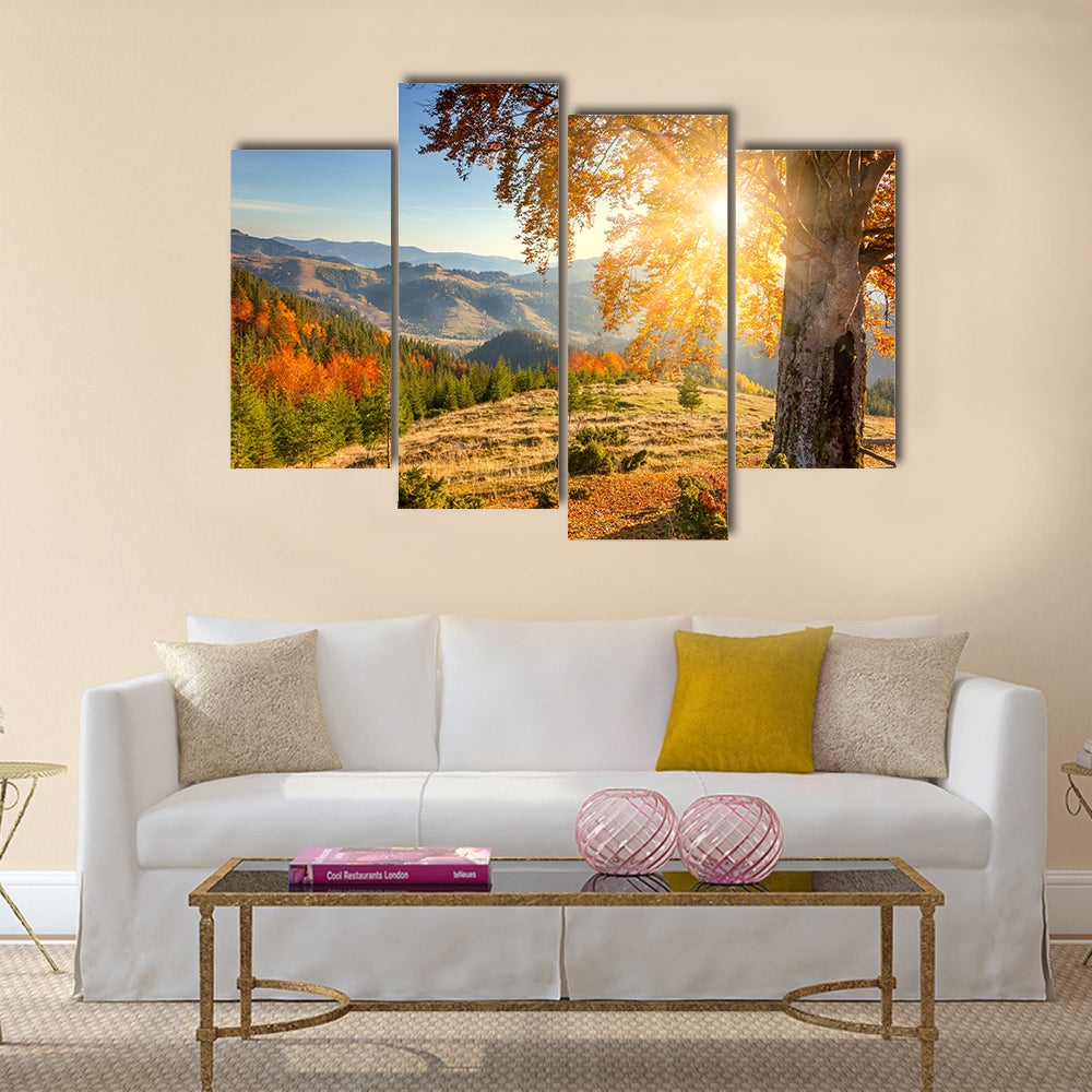 Red Rock Mountains of Sedona multi panel canvas wall art