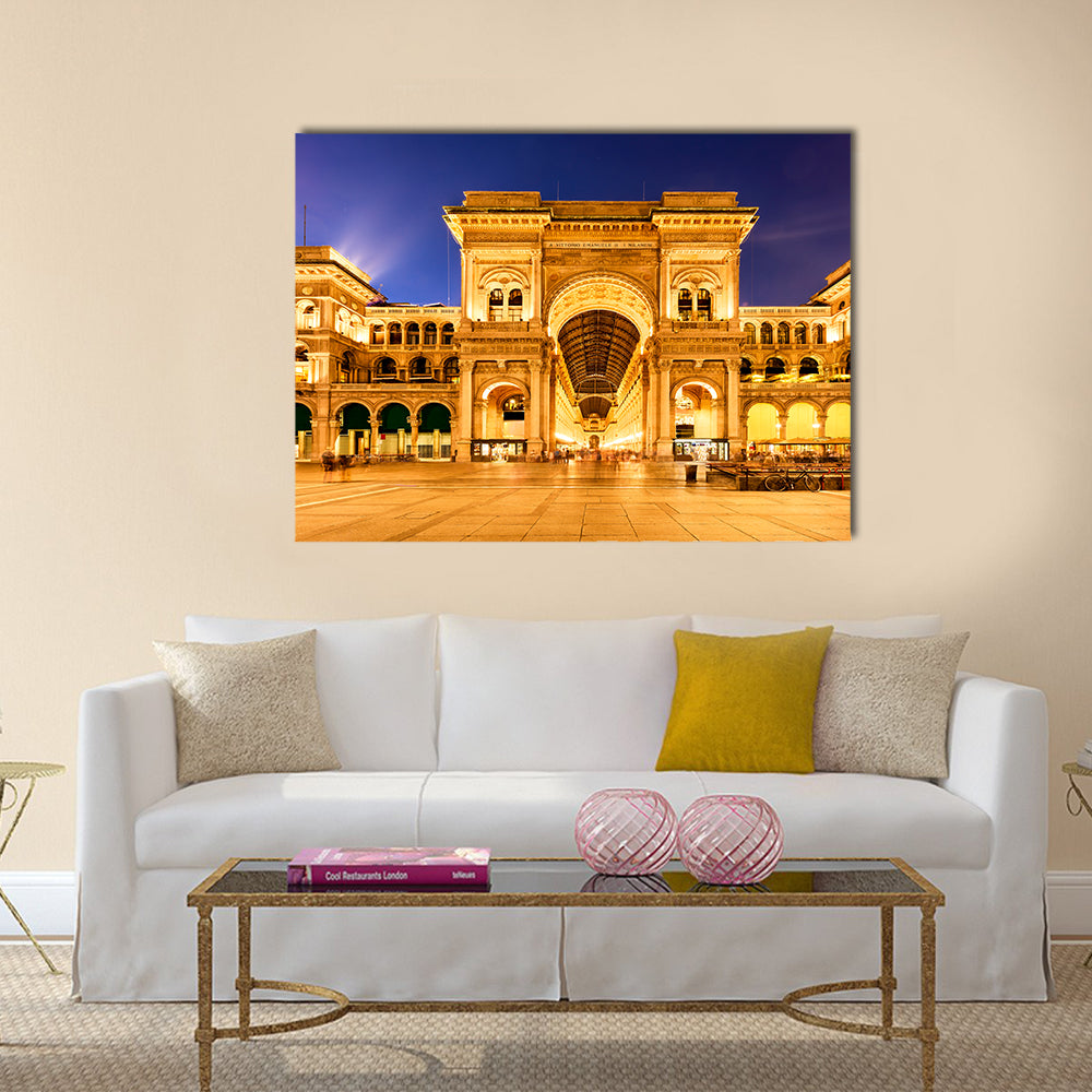 Beautiful Vittorio Emanuele II Gallery in, Italy multi panel canvas wall art