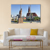 Christ Church, famous Lutheran church landmark in Windhoek, Namibia Multi panel canvas wall art