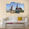 Christ Church, famous Lutheran church landmark in Windhoek, Namibia Multi panel canvas wall art