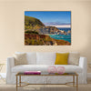 American road, Pacific Coast Highway One in California, Big Sur Multi Panel Canvas Wall Art