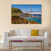 American road, Pacific Coast Highway One in California, Big Sur Multi Panel Canvas Wall Art