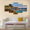 American road, Pacific Coast Highway One in California, Big Sur Multi Panel Canvas Wall Art