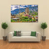 Sant Esteve church in Andorra Multi panel canvas wall art