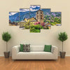 Sant Esteve church in Andorra Multi panel canvas wall art