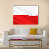 The National Flag of Poland Multi panel canvas wall art