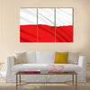 The National Flag of Poland Multi panel canvas wall art