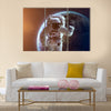 NASA's astronaut in open space Multi Panel Canvas Wall Art