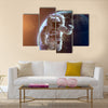 NASA's astronaut in open space Multi Panel Canvas Wall Art