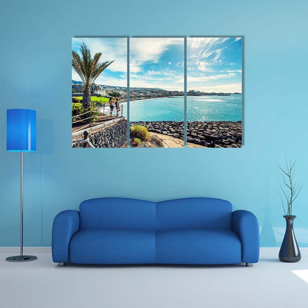 A most beautiful view of Tenerife, Canary Islands multi panel canvas wall art