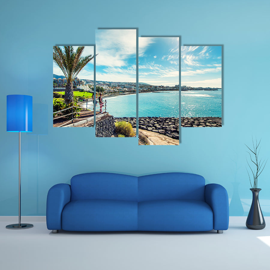 A most beautiful view of Tenerife, Canary Islands multi panel canvas wall art