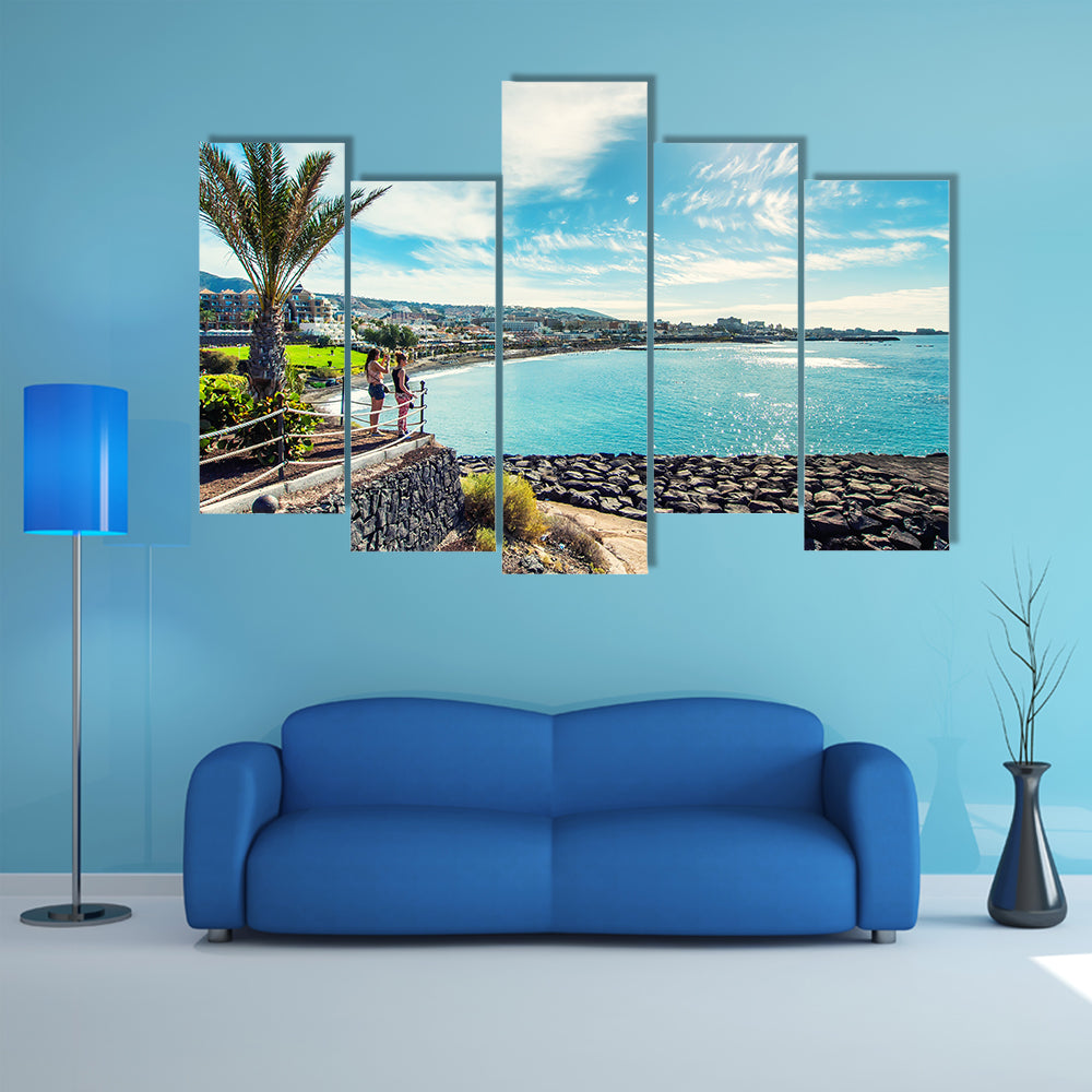 A most beautiful view of Tenerife, Canary Islands multi panel canvas wall art