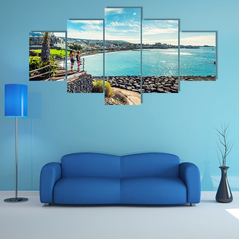 A most beautiful view of Tenerife, Canary Islands multi panel canvas wall art