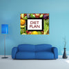 Beautiful canvas of Diet plan Multi panel canvas wall art