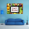 Beautiful canvas of Diet plan Multi panel canvas wall art