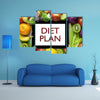 Beautiful canvas of Diet plan Multi panel canvas wall art