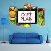 Beautiful canvas of Diet plan Multi panel canvas wall art