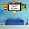 Beautiful canvas of Diet plan Multi panel canvas wall art