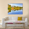 The lake house, Sweden multi panel canvas wall art