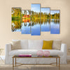 The lake house, Sweden multi panel canvas wall art