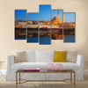 Panorama of Istanbul at a dramatic sunset Multi panel canvas wall art