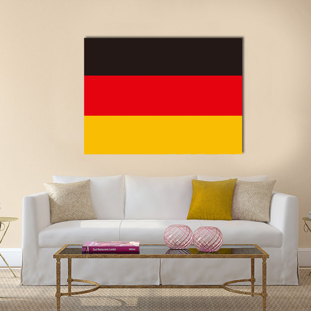 Flag Of Germany Multi Panel Canvas Wall Art