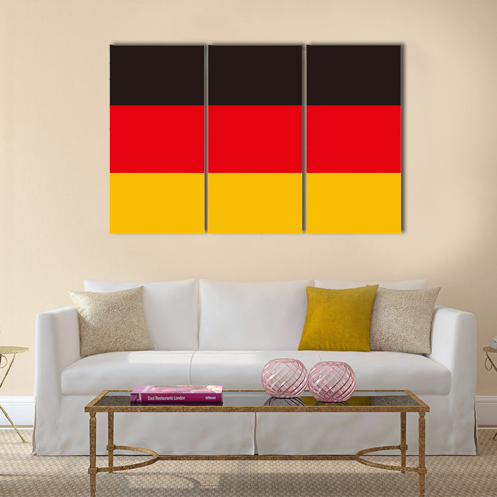 Flag Of Germany Multi Panel Canvas Wall Art